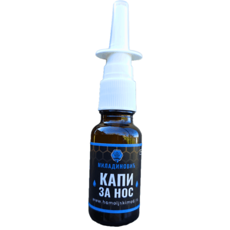 Prirodne kapi za nos.Propolis i med za sinuse