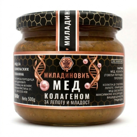 Med sa kolagenom kurkumom i djumbirom prirodni proizvod