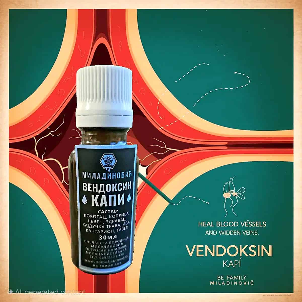 Venodoksin kapi — biljne kapi po receptu homoljskih travara